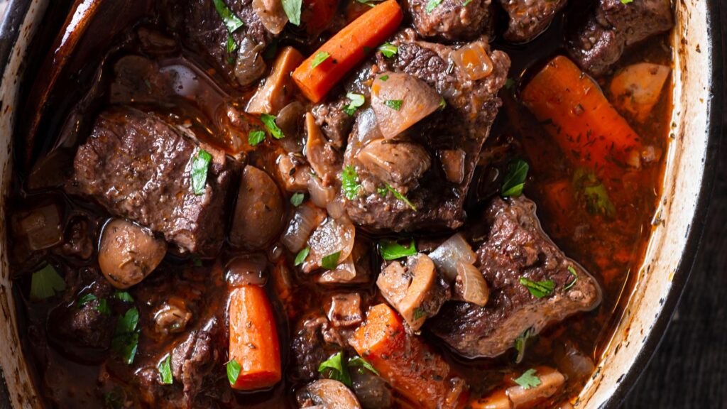 bœuf bourguignon