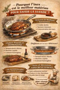 poele inox meilleure cuisson